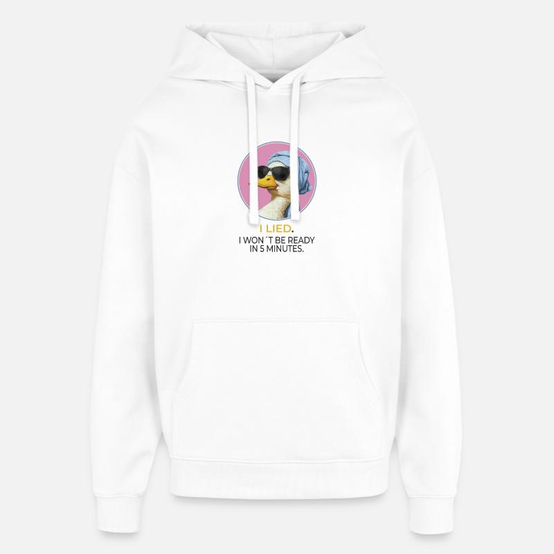 Stylish Duck – I Song Statement Design - Sweat à capuche unisexe Stanley/Stella Oversized - blanc