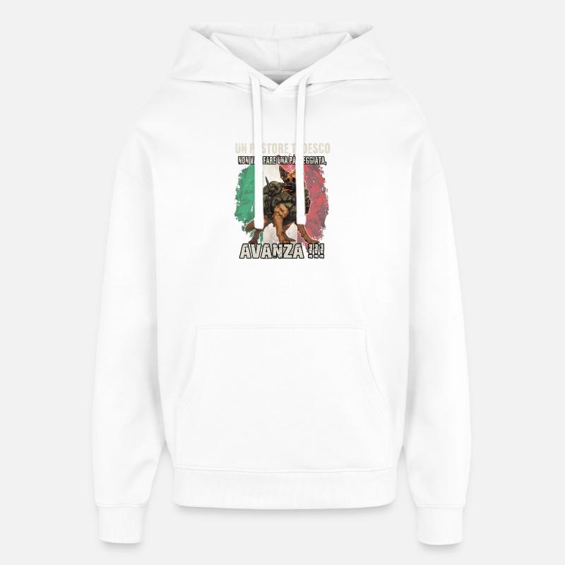 Saksanpaimenkoiran omistaja T paimenkoira - Huppari unisex Stanley/Stella Oversized - valkoinen