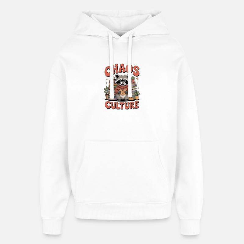 Passionné de Cluttercore - Sweat à capuche unisexe Stanley/Stella Oversized - blanc