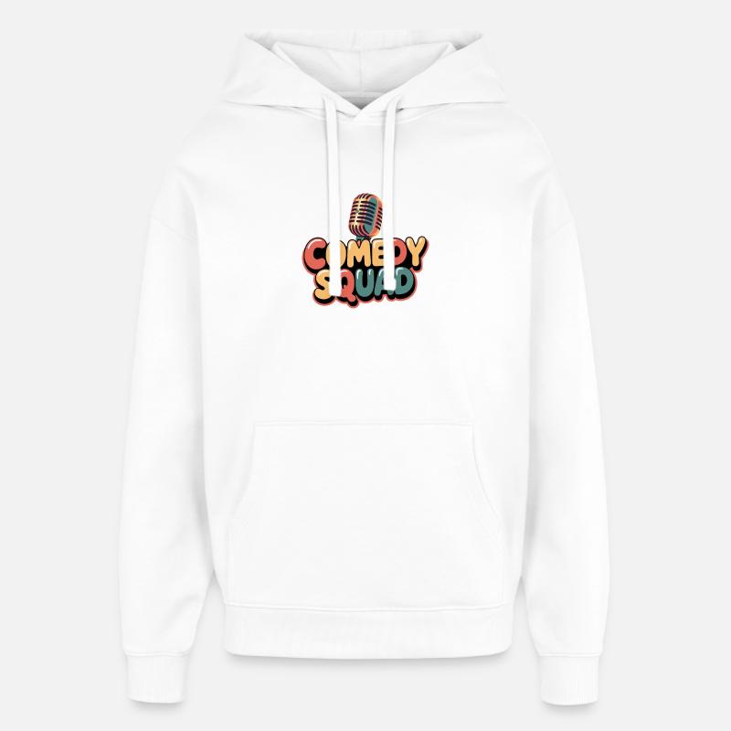 Compagnia comica - Stanley/Stella Oversized Felpa con cappuccio unisex - bianco
