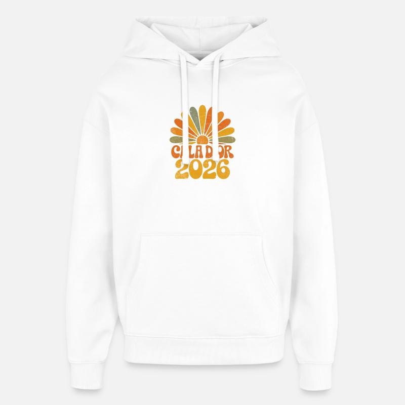 Cala d’Or 2026 Sunbeams - Sweat à capuche unisexe Stanley/Stella Oversized - blanc