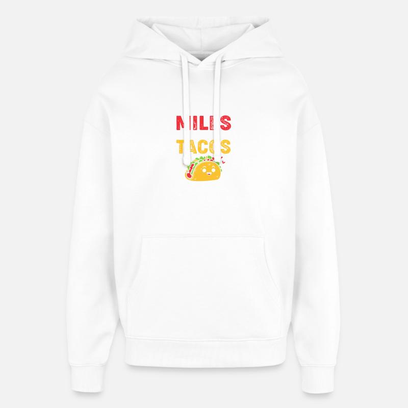 Marathoniens Semi-marathon Marathon - Sweat à capuche unisexe Stanley/Stella Oversized - blanc