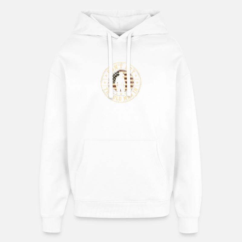 Ne lâche pas le Vieux - Sweat à capuche unisexe Stanley/Stella Oversized - blanc
