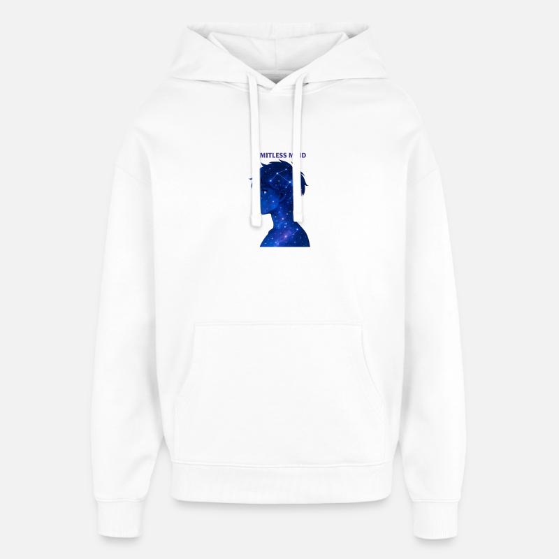Nébuleuse Spirituelle Sans Limites - Sweat à capuche unisexe Stanley/Stella Oversized - blanc