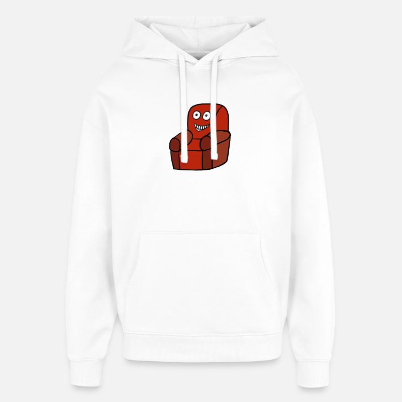 Retraite amicale après le travail - Sweat à capuche unisexe Stanley/Stella Oversized - blanc