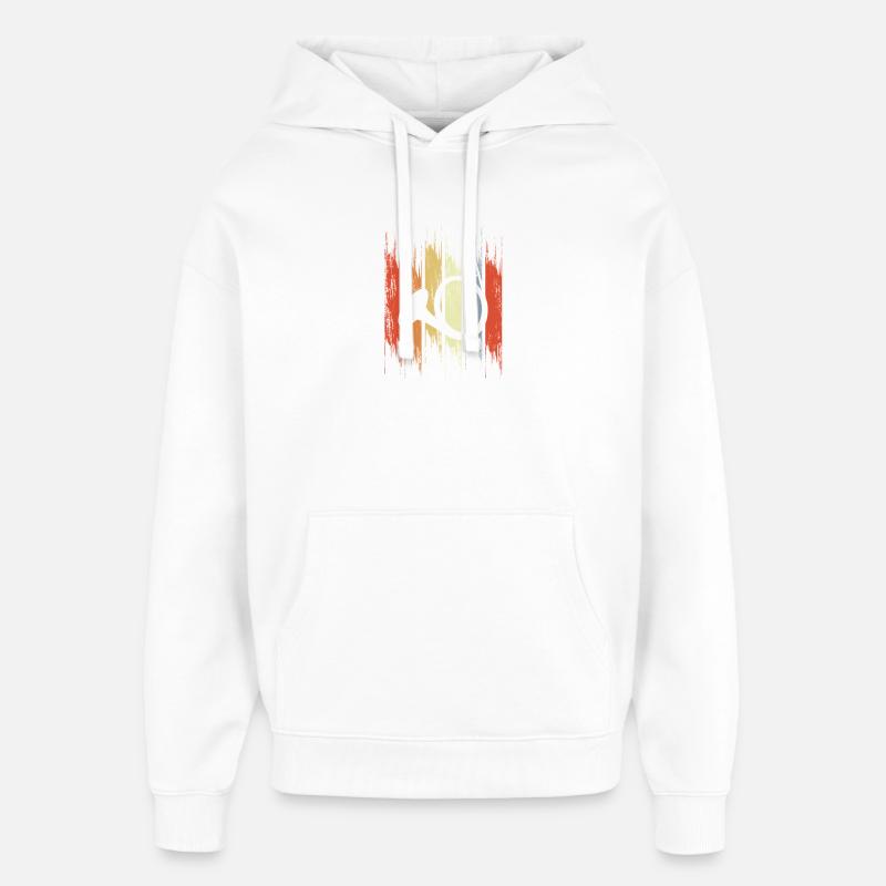Cor français Sketch - Sweat à capuche unisexe Stanley/Stella Oversized - blanc