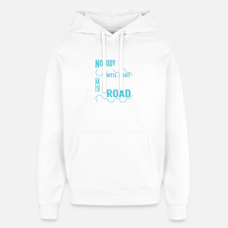 La plus longue route - Sweat à capuche unisexe Stanley/Stella Oversized - blanc