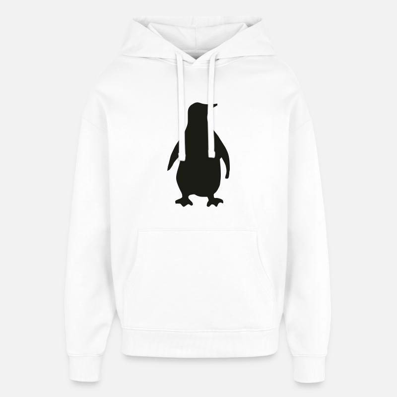Pingouin - Sweat à capuche unisexe Stanley/Stella Oversized - blanc
