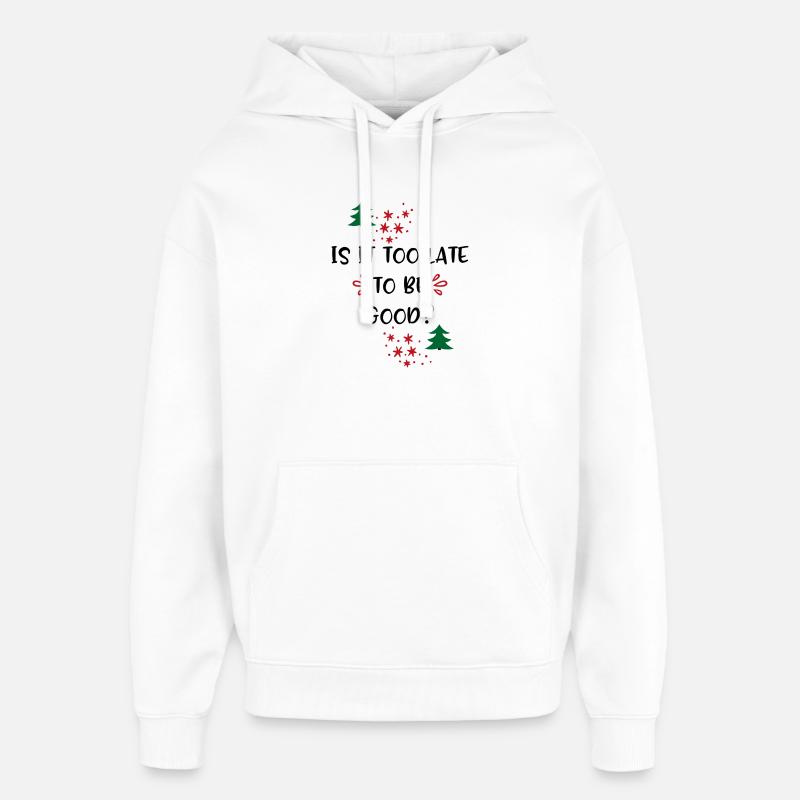 Noël - Sweat à capuche unisexe Stanley/Stella Oversized - blanc