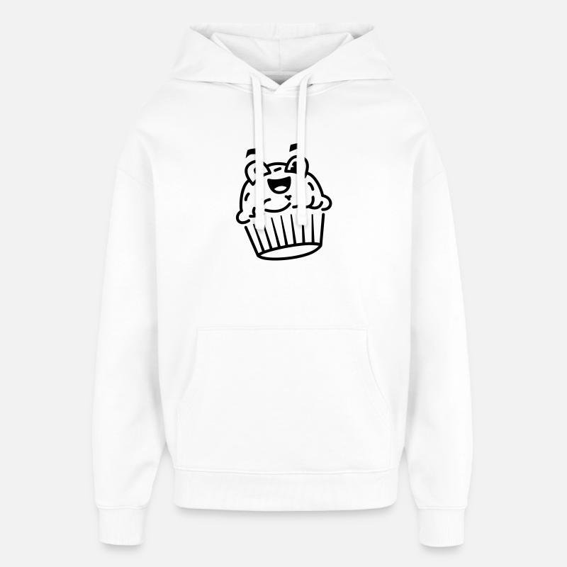 Cupcake - Sweat à capuche unisexe Stanley/Stella Oversized - blanc