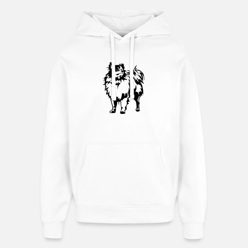 Sharp - Oversized Unisex Hoodie by Stanley/Stella - white