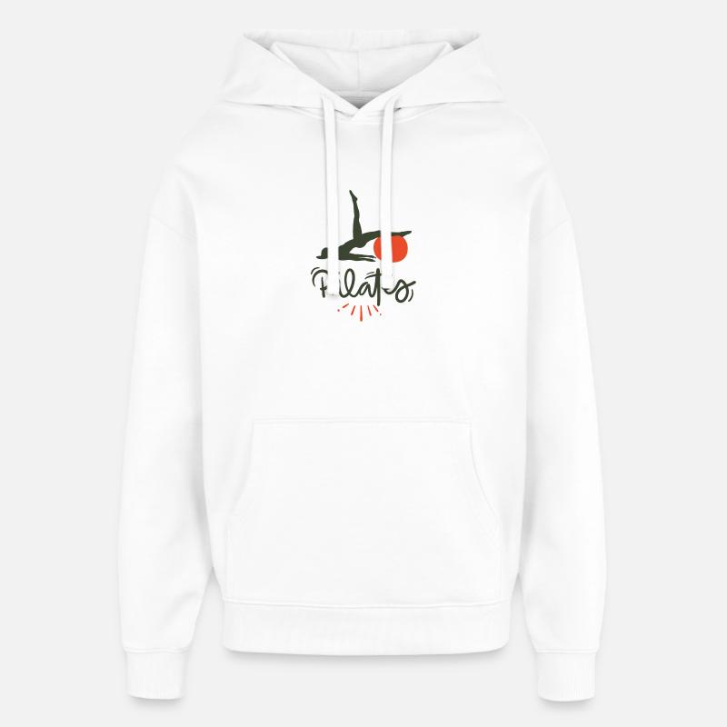 Pilâtes 3 - Sweat à capuche unisexe Stanley/Stella Oversized - blanc