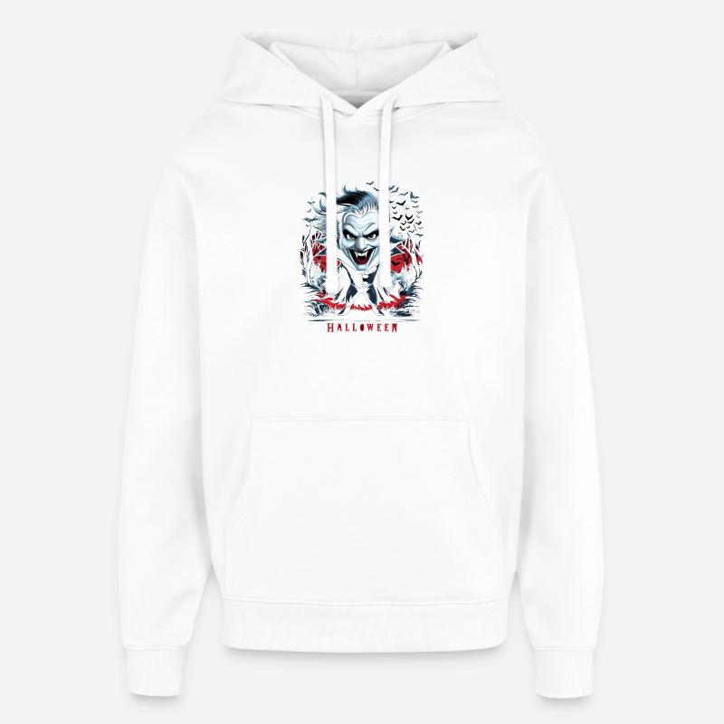 Gothic Halloween Horror - Oversized Unisex Hoodie von Stanley/Stella - Weiß
