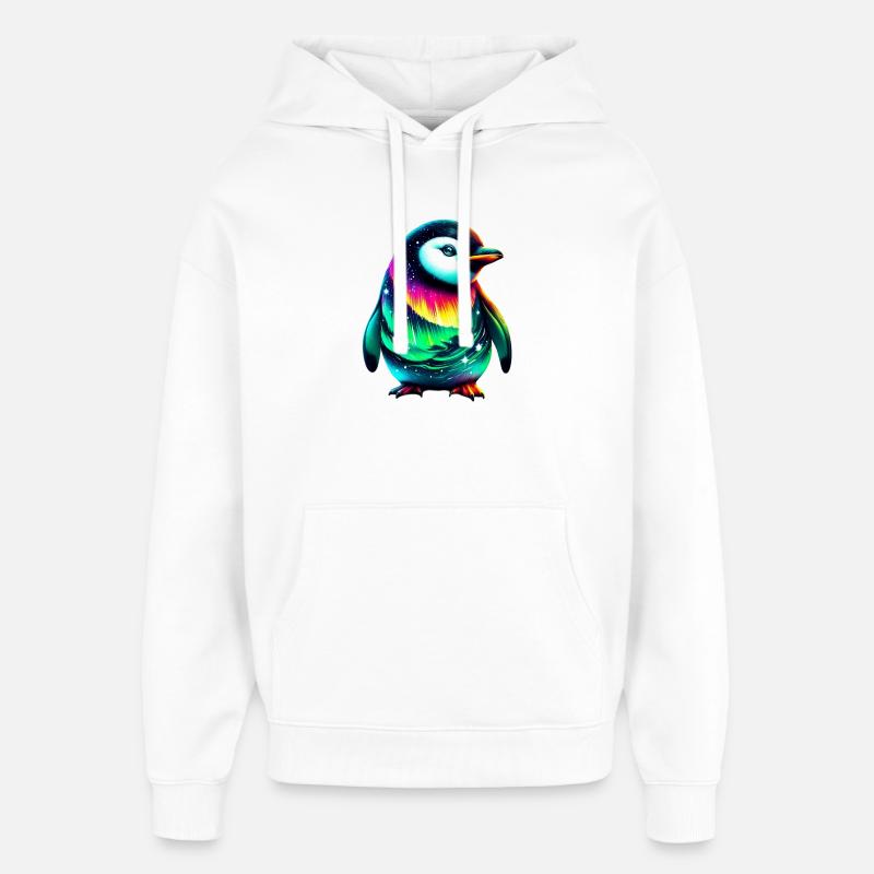 Pingouin - Sweat à capuche unisexe Stanley/Stella Oversized - blanc