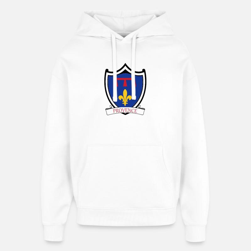 Provence - Sweat à capuche unisexe Stanley/Stella Oversized - blanc