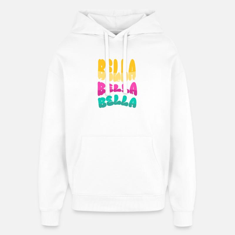 Bella - Sweat à capuche unisexe Stanley/Stella Oversized - blanc