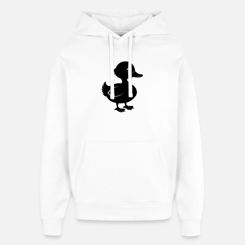 Petit canard - Sweat à capuche unisexe Stanley/Stella Oversized - blanc