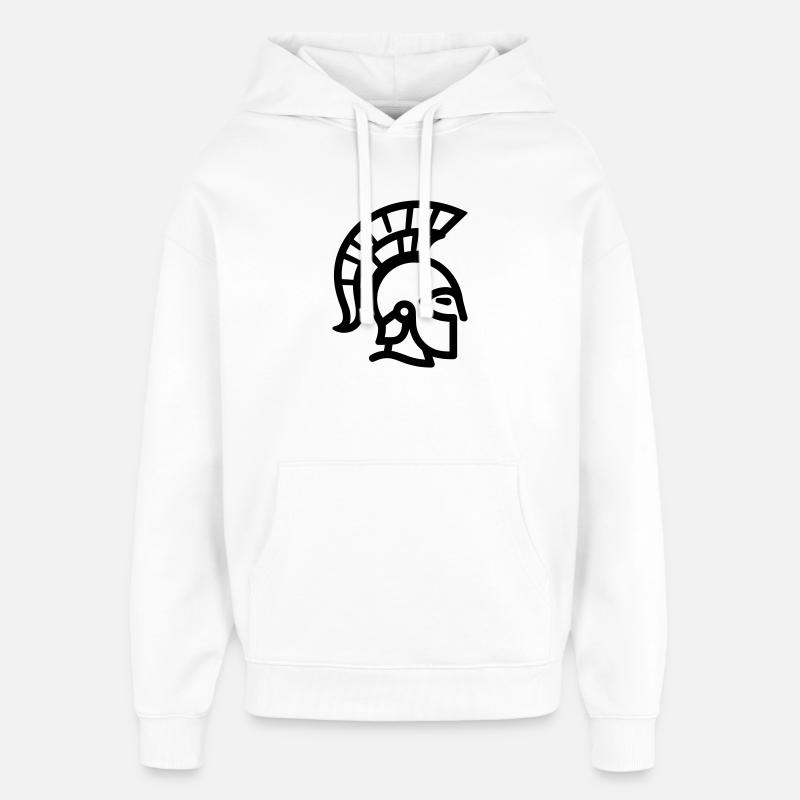spartan - Sweat à capuche unisexe Stanley/Stella Oversized - blanc