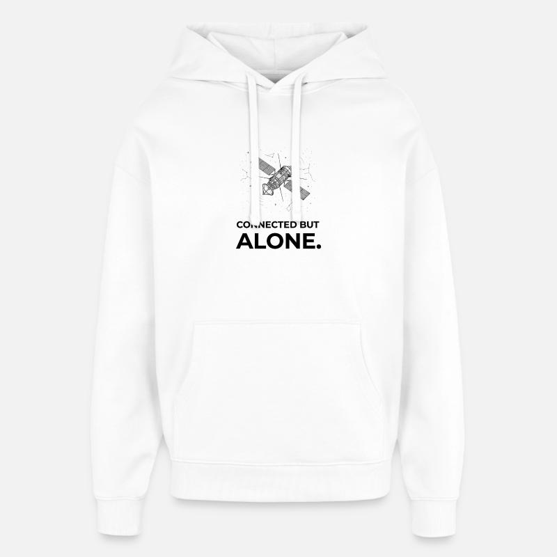 Vivre en grande ville - Sweat à capuche unisexe Stanley/Stella Oversized - blanc