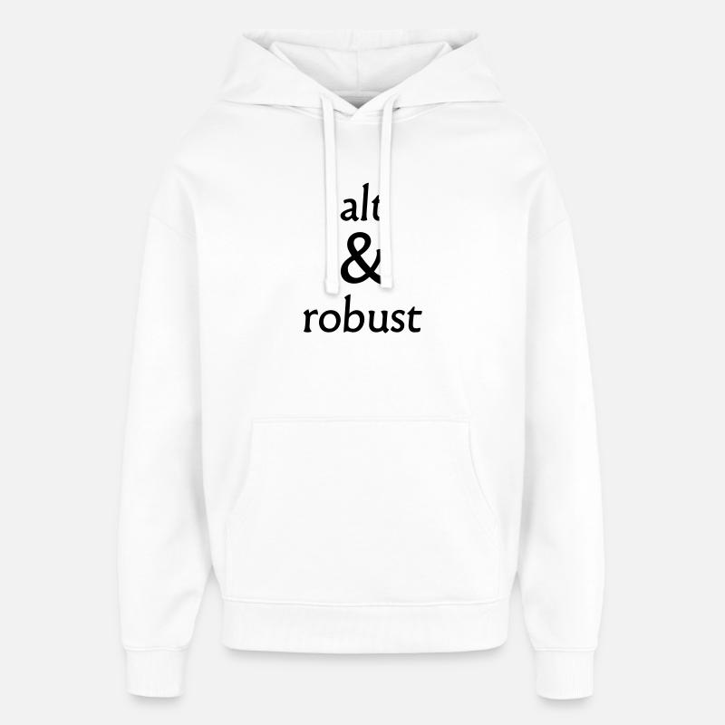 vieux et robuste - Sweat à capuche unisexe Stanley/Stella Oversized - blanc