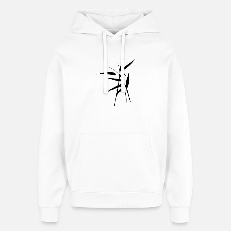 bambou - Sweat à capuche unisexe Stanley/Stella Oversized - blanc