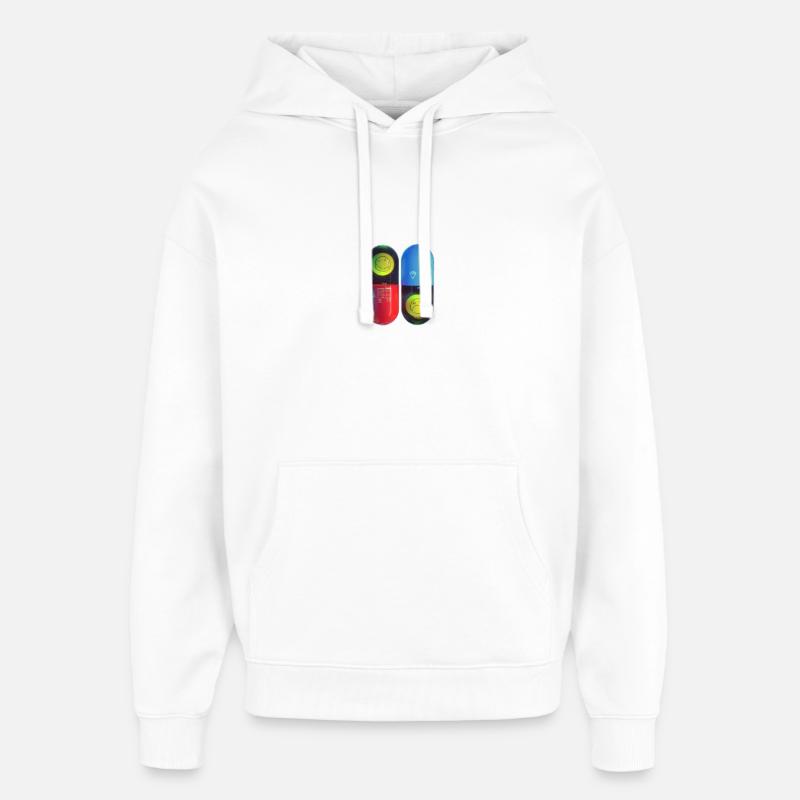 Matrix Nirvana - Oversized Unisex Hoodie von Stanley/Stella - Weiß