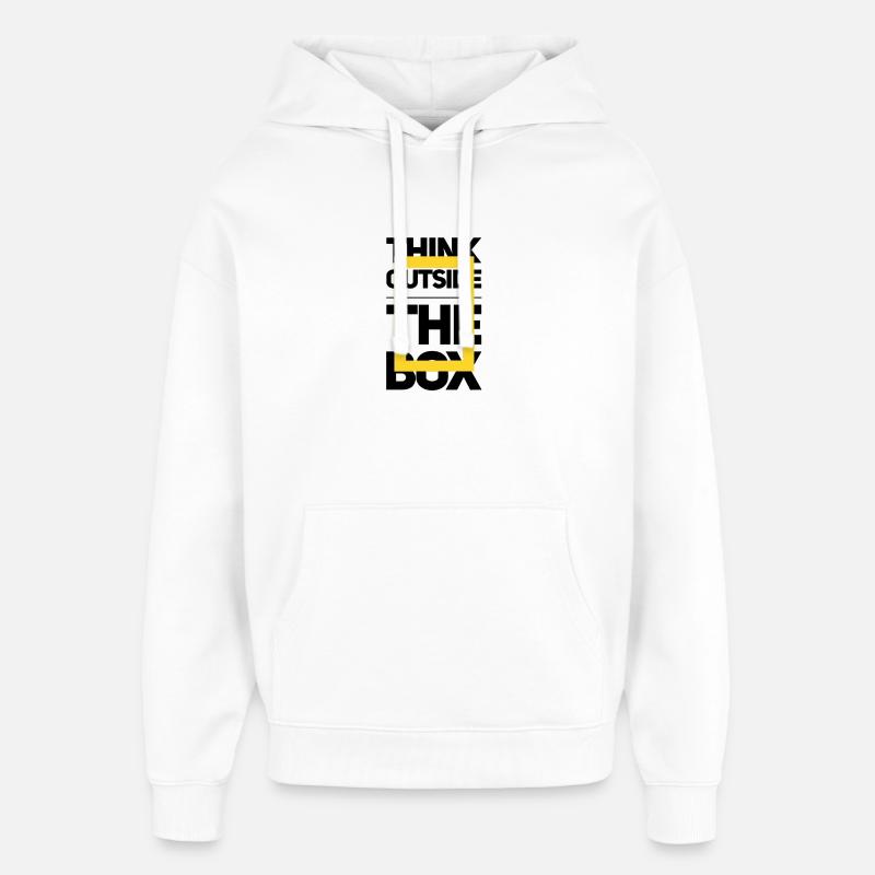 Impression dynamique de texte néerlandais - Sweat à capuche unisexe Stanley/Stella Oversized - blanc