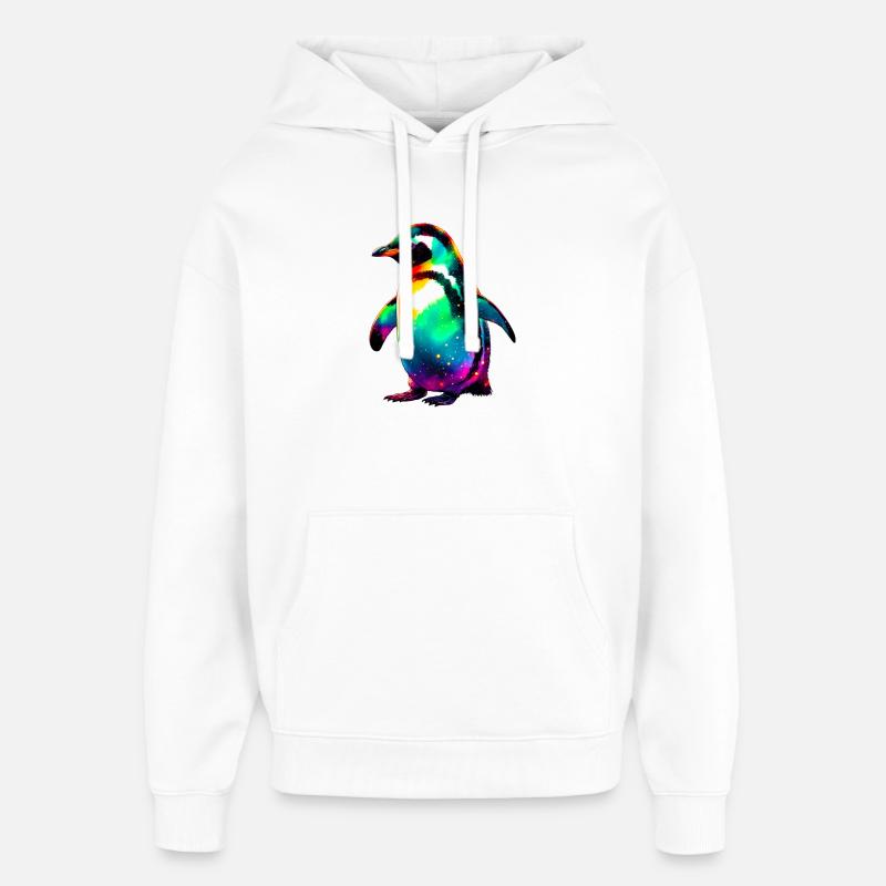 Pingouin - Sweat à capuche unisexe Stanley/Stella Oversized - blanc