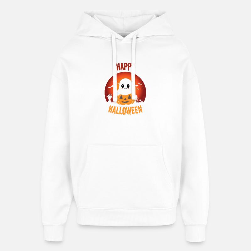 Sprite d’Halloween - Sweat à capuche unisexe Stanley/Stella Oversized - blanc