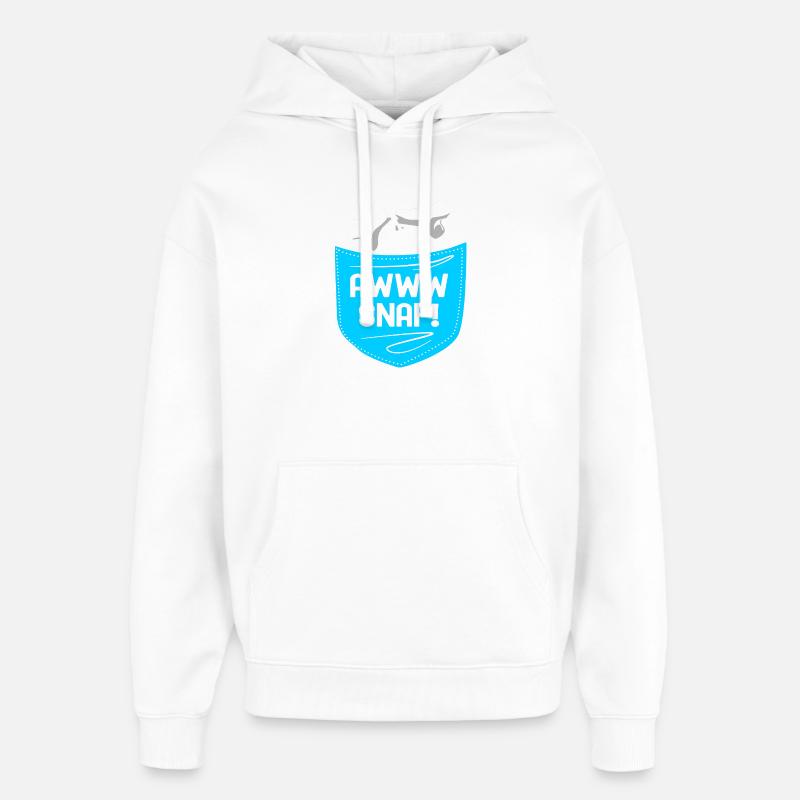 Knochenbruch Halloween Skelett Knochen Armbruch - Oversized Unisex Hoodie von Stanley/Stella - Weiß