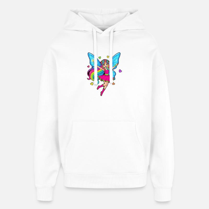 Fée dansante - Sweat à capuche unisexe Stanley/Stella Oversized - blanc