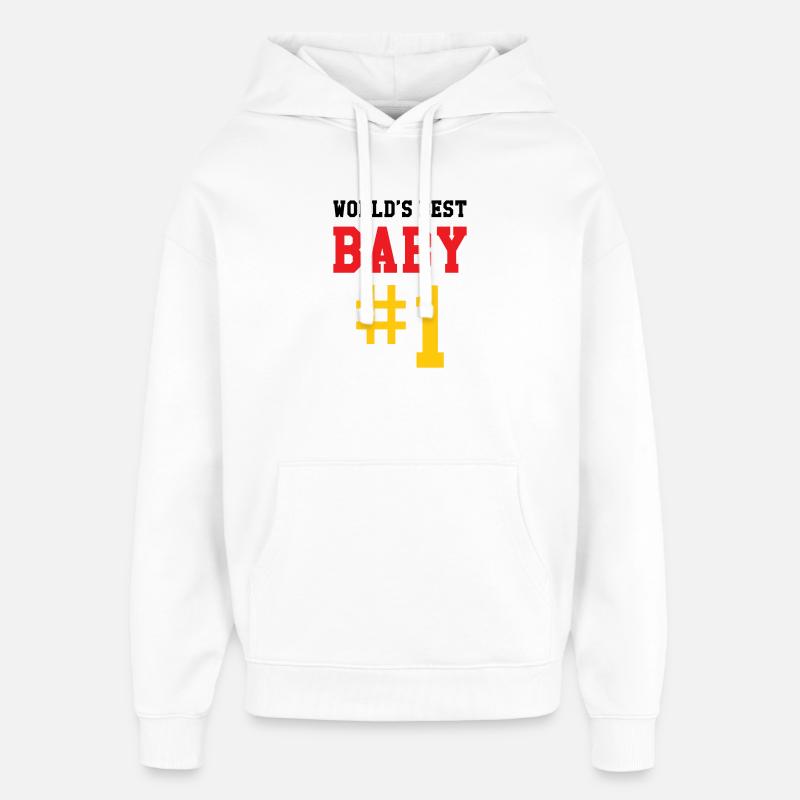 Meilleur bébé - Naissance - Enfant - Sweat à capuche unisexe Stanley/Stella Oversized - blanc