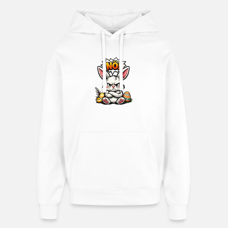 Lower Austrian Bunny Easter Gift - Oversized Unisex Hoodie by Stanley/Stella - white