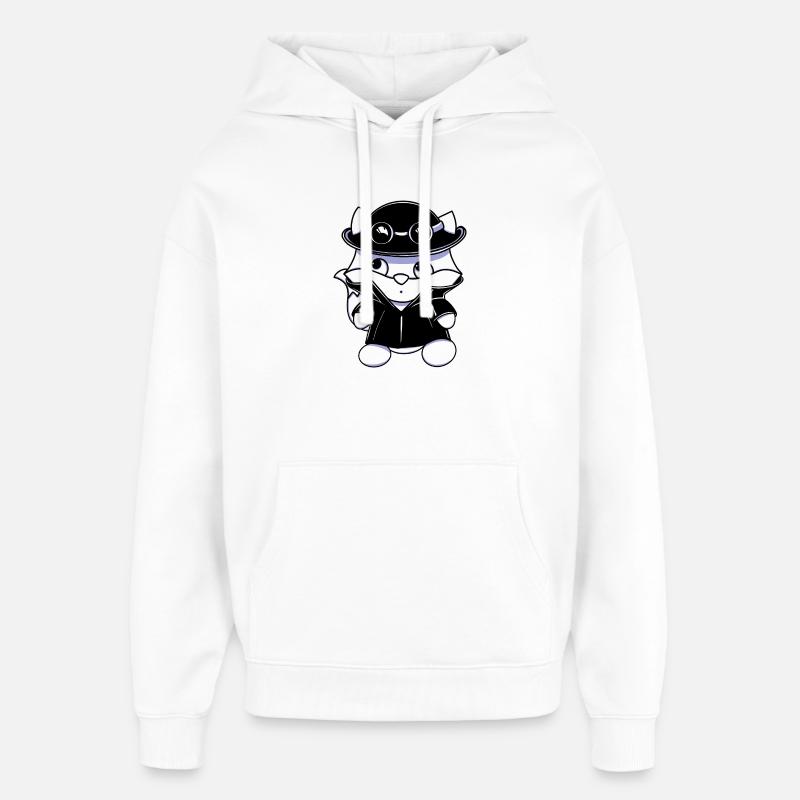 Petit détective - Sweat à capuche unisexe Stanley/Stella Oversized - blanc