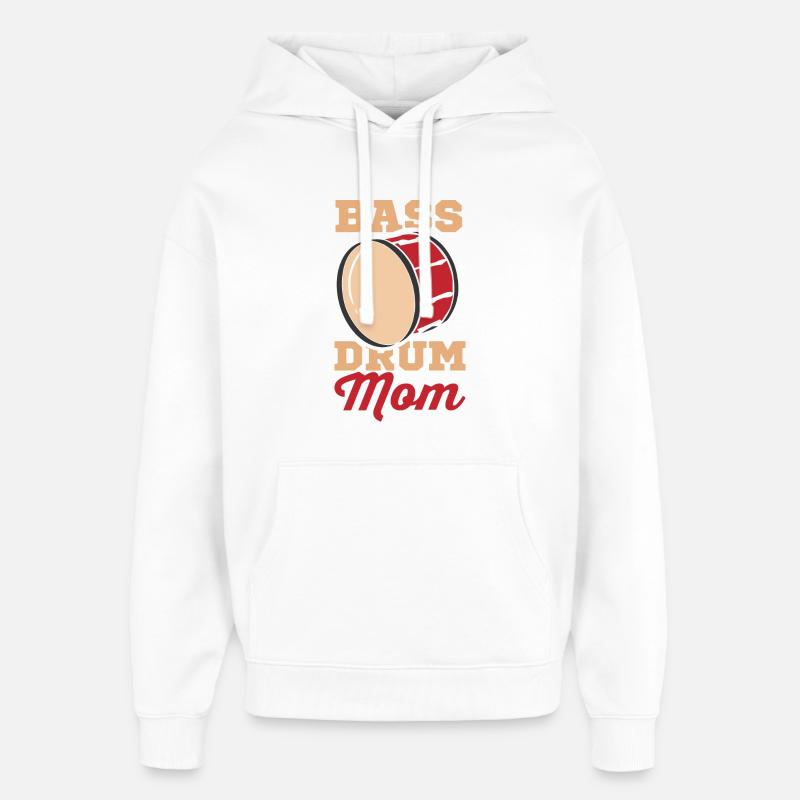 Mère batteuse basse - Sweat à capuche unisexe Stanley/Stella Oversized - blanc