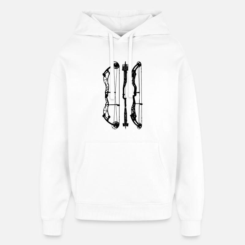 BowtechRekoning_Plans - Sweat à capuche unisexe Stanley/Stella Oversized - blanc