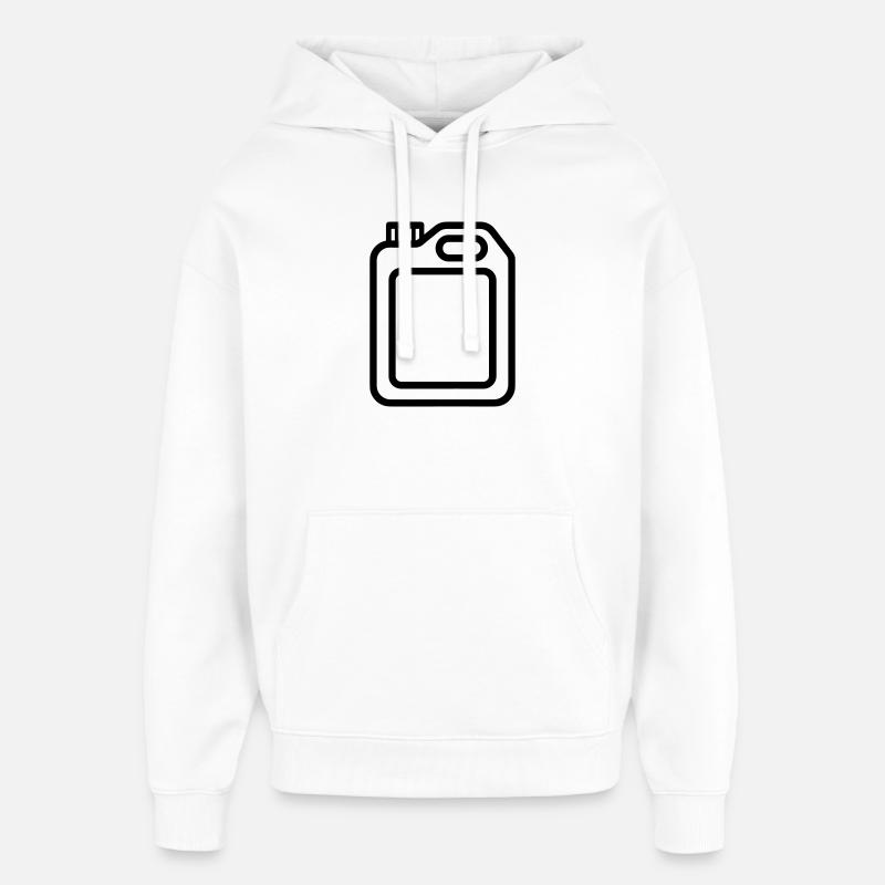 bidon - Sweat à capuche unisexe Stanley/Stella Oversized - blanc