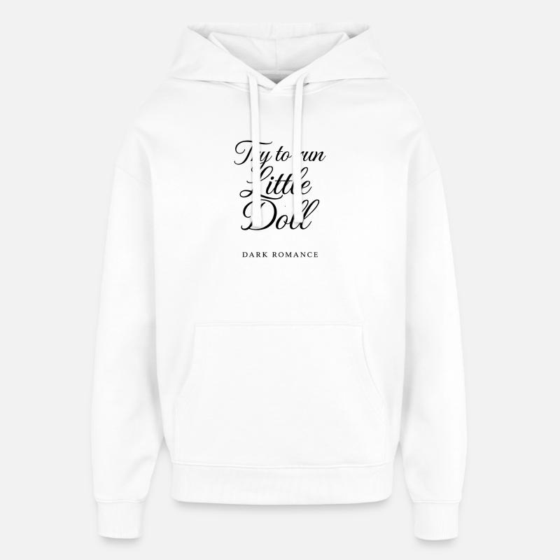 Essaie de courir petite poupée - Sweat à capuche unisexe Stanley/Stella Oversized - blanc