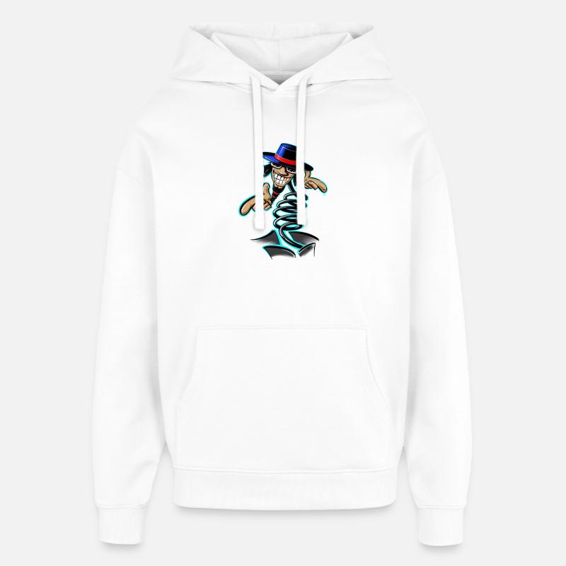 Sauteur - Sweat à capuche unisexe Stanley/Stella Oversized - blanc