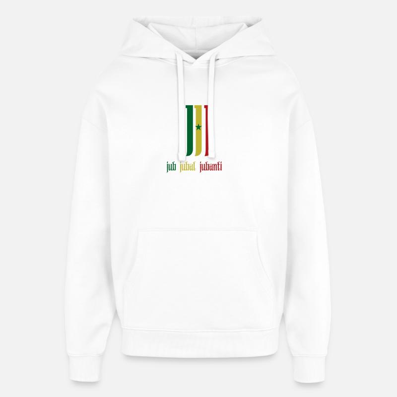 Jub Jubal Jubanti - Sweat à capuche unisexe Stanley/Stella Oversized - blanc
