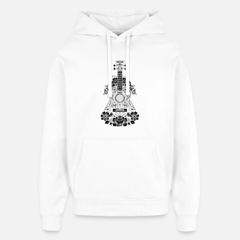 Ukulélé - Sweat à capuche unisexe Stanley/Stella Oversized - blanc