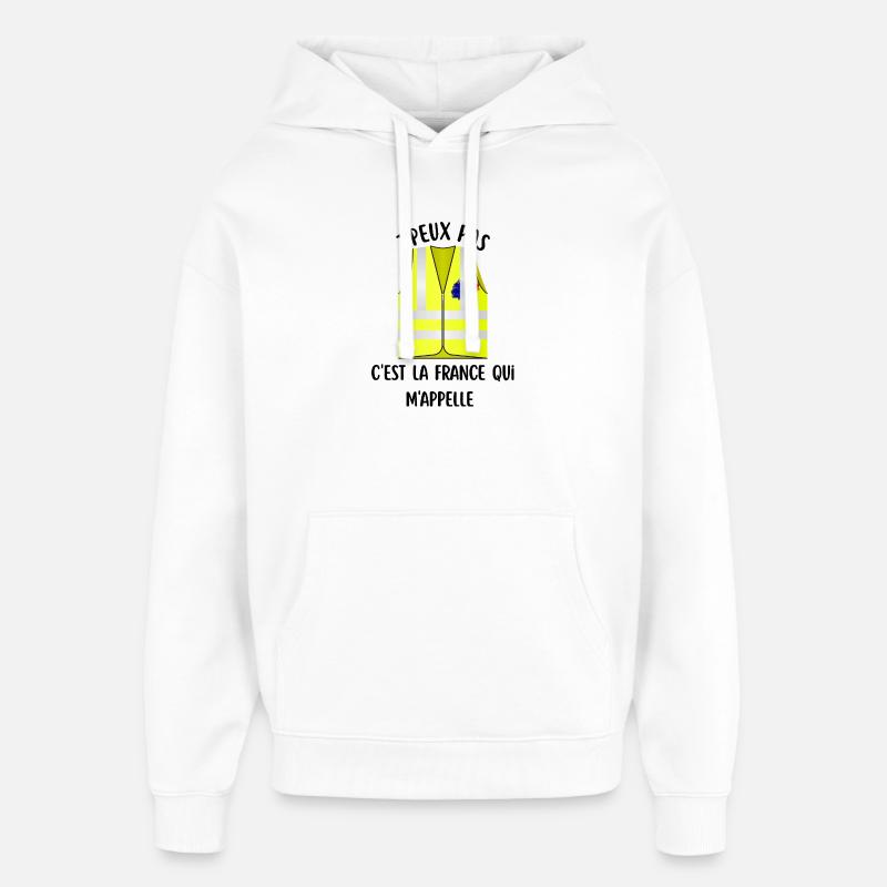 J'peux pas  - Sweat à capuche unisexe Stanley/Stella Oversized - blanc