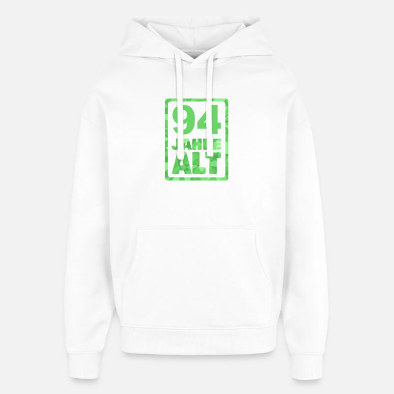 94 - Sweat à capuche unisexe Stanley/Stella Oversized - blanc