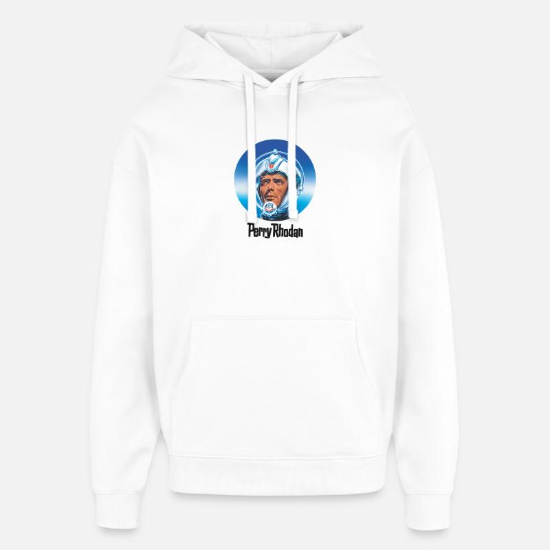 PERRY RHODAN - Notre homme dans l’espace - Sweat à capuche unisexe Stanley/Stella Oversized - blanc