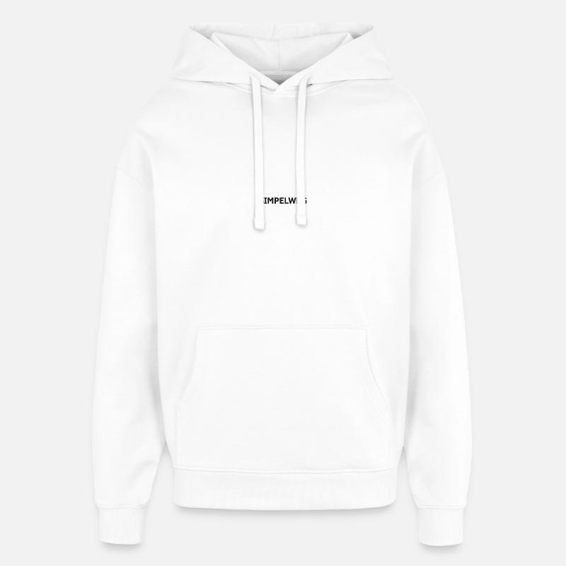 Einfach – Flämische Schlichtheit - Oversized Unisex Hoodie von Stanley/Stella - Weiß