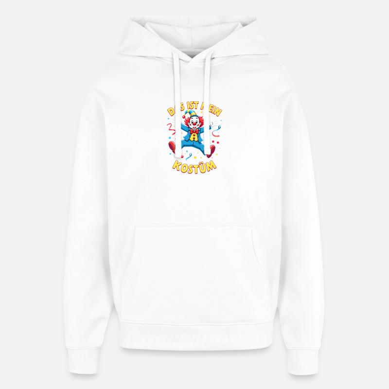 Carnaval costumé Politicien Carnaval - Sweat à capuche unisexe Stanley/Stella Oversized - blanc
