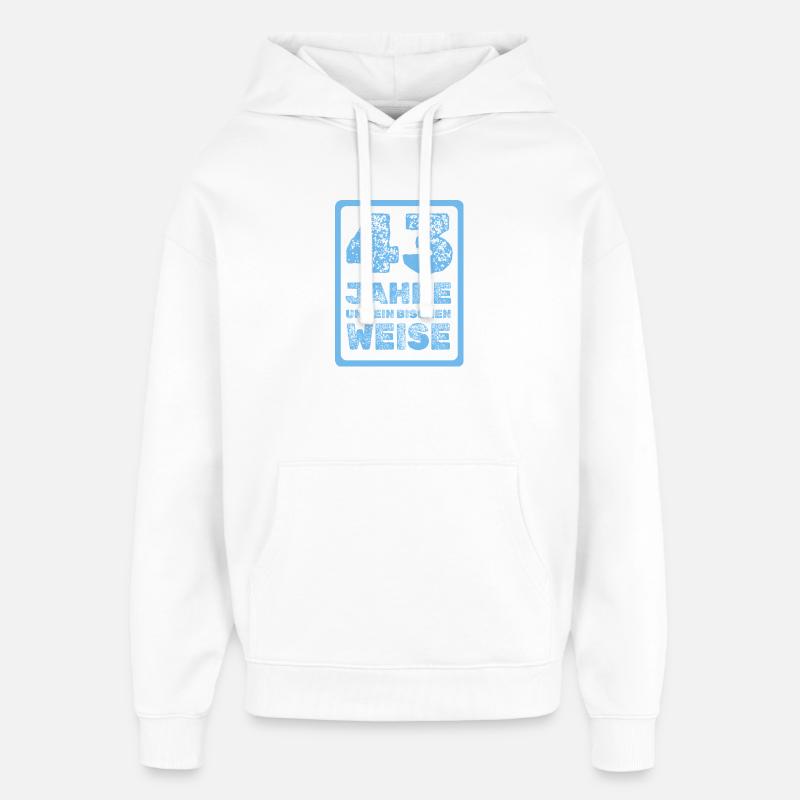 43 - Sweat à capuche unisexe Stanley/Stella Oversized - blanc