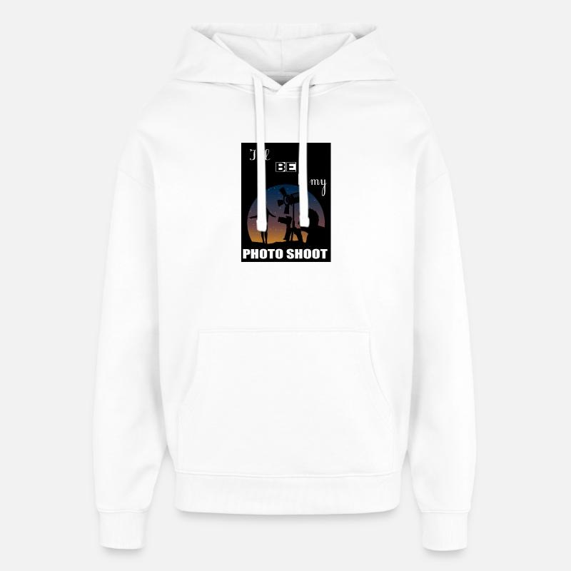 Ich werde SCHIESSEN - Oversized Unisex Hoodie von Stanley/Stella - Weiß