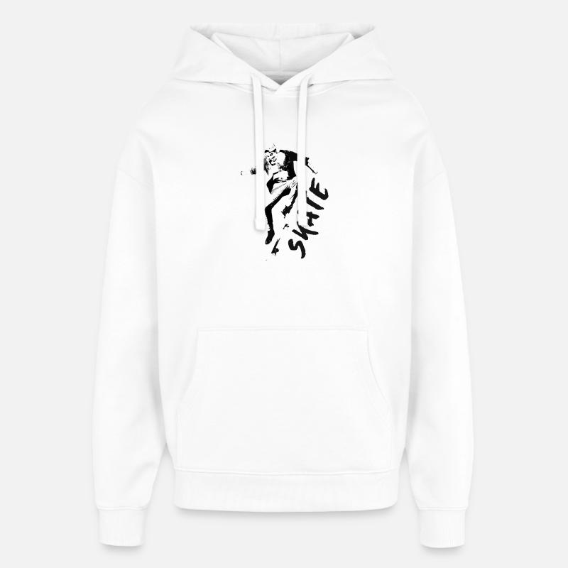 TSHIRT SKATE 2024 - Sweat à capuche unisexe Stanley/Stella Oversized - blanc