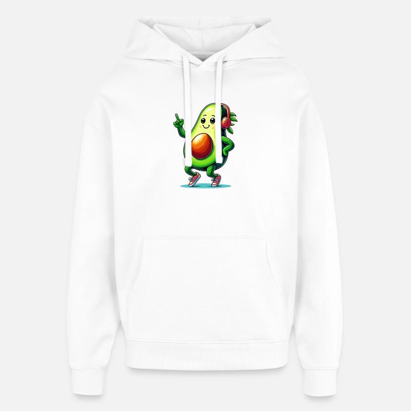 Balle d’avocat - Sweat à capuche unisexe Stanley/Stella Oversized - blanc